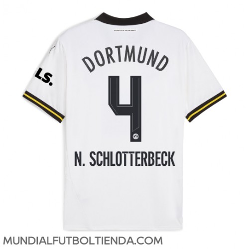 Camiseta Borussia Dortmund Nico Schlotterbeck #4 Tercera Equipación Replica 2024-25 mangas cortas